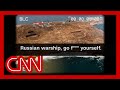 Ukrainian soldier after warning: 'Russian warship, go f*** yourself'