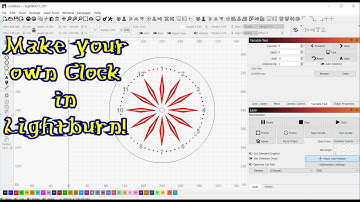 Easy Clock Creation in Lightburn