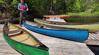 Prospector Solo Canoe Comparison- 13, 14, and 15 feet