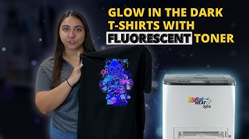Glow in the Dark T Shirts with Fluorescent Toner | DigitalHeat FX i560 System