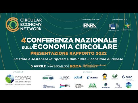 IV Conferenza nazionale sull'economia circolare - #CEN2022