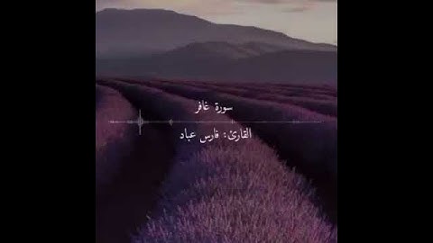 سورة غافر القارئ فارس عباد