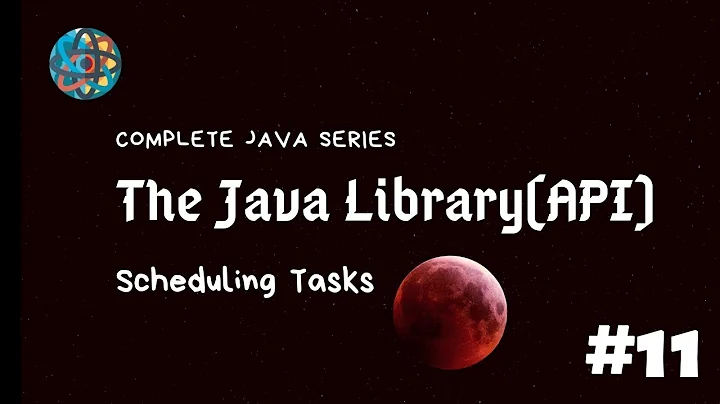 Java Library [#11] - Scheduling Tasks (Timer & TimerTask)