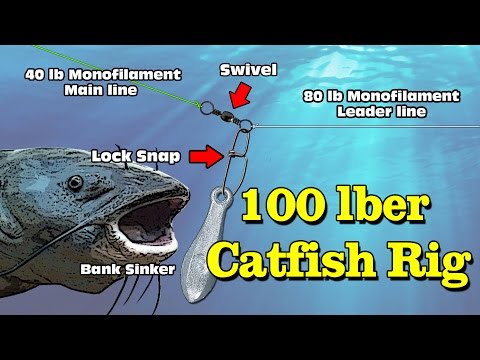 100 pound Catfish Rig: A proven rig that catches big Catfish 