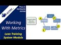 Working with Metrics - Video #6 of 36. Lean Training System Module (Phase 3)