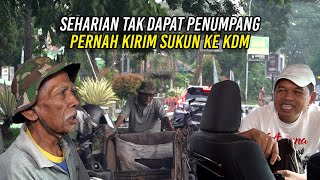 SEHARIAN TIDAK DAPAT PENUMPANG | KAKEK PENARIK BECAK PERNAH KIRIM SUKUN KE KDM