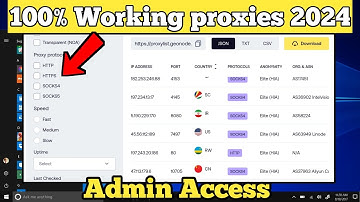 Free Residential ( premium )✅ Proxy List in 2024 for any country | Socks 4-5  ! 100% Working