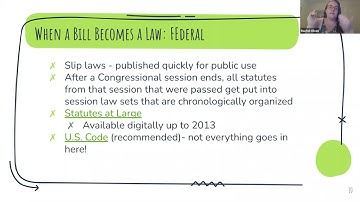 UNCG Libraries Research and Application Webinar: Introduction to Legal Research