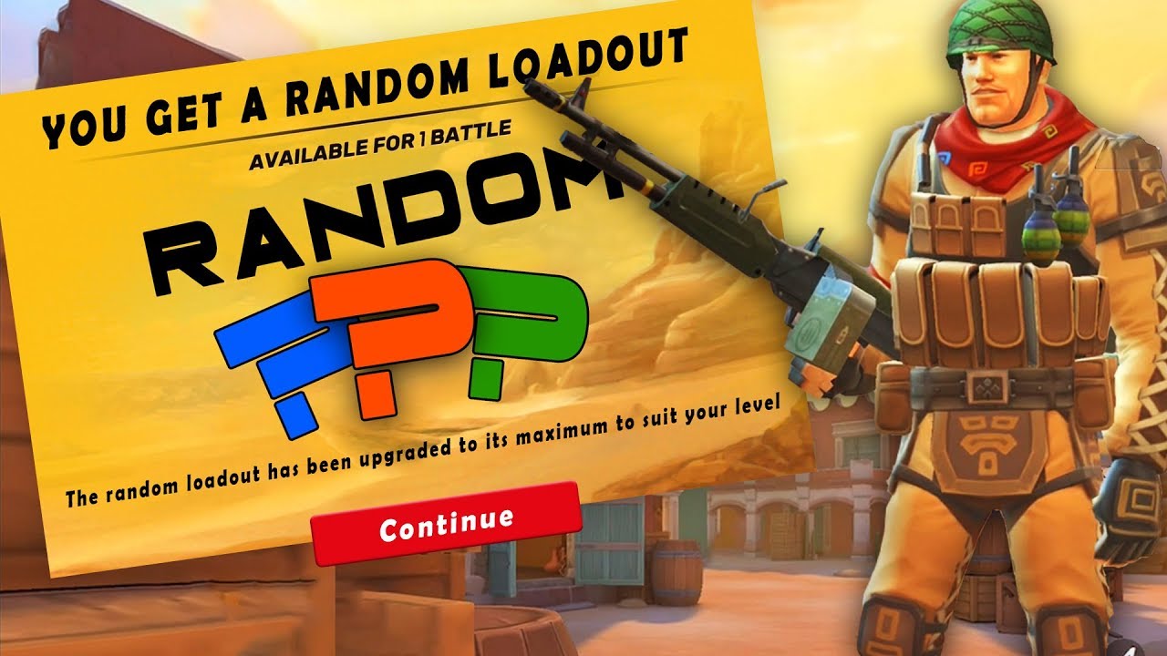 100% Random Loadout - Guns of Boom - YouTube