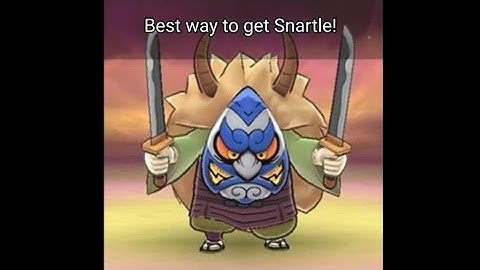 Easiest way to get Snartle with a low rank watch!