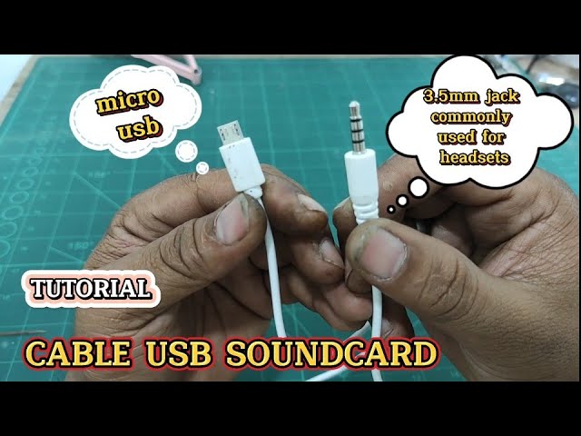 How to convert Micro USB to 3 5 mm jack