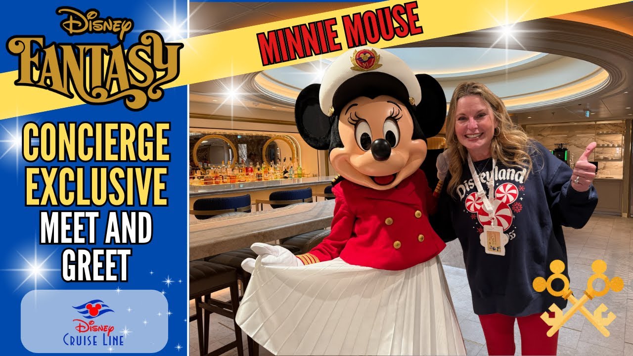 Minnie Exclusive Character Meet and Greet | Concierge Cruising | Disney Cruise Line Fantasy