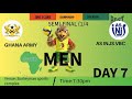GHANA ARMY VS AS IJNS OFBURKINA FASO VBC MEN SEMI FINAL 1 4