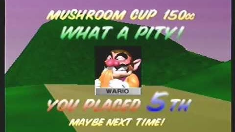 Mario Kart 64: Grand Prix Bad Ending