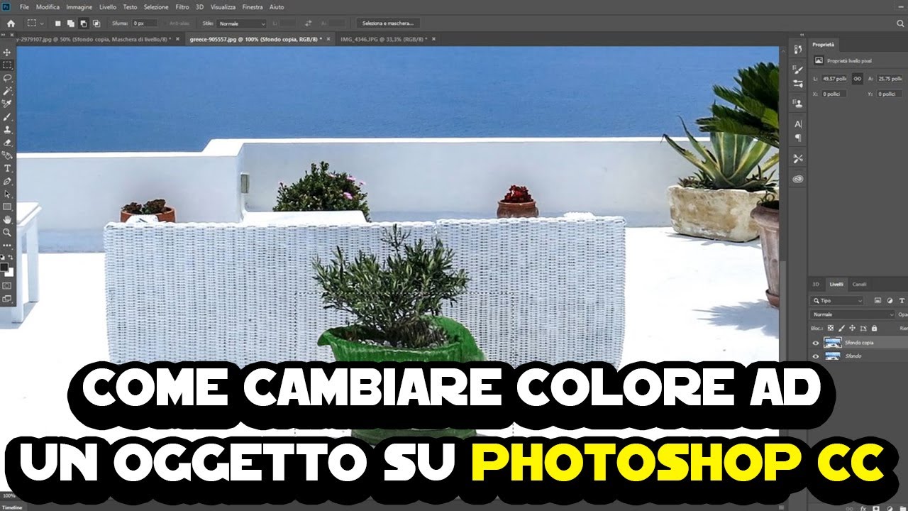 Come cambiare colore ad un oggetto con Photoshop CC - YouTube