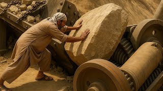 BIG ROCK 🪨 Crusher Machine - FULL Powerfull Process A Giant in Action-Big Rock Crushing#asmrvideo