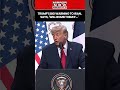 Trump Warns Iran Must Permanently Follow Peace Deal Or Face Military Action #shorts