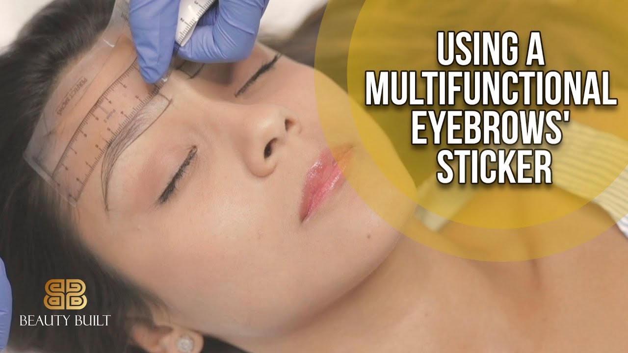 How To Use The Multifunctional Eyebrows' Sticker Beauty Built YouTube