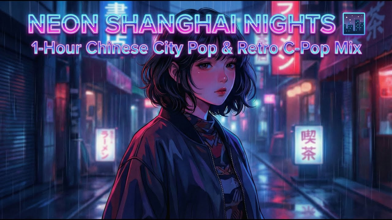 Neon Shanghai Nights 🌃 | 1-Hour Chinese City Pop & Retro C-Pop Mix (华语City Pop)