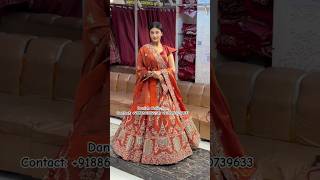 Classy lehenga #trending #shorts #viral #design #video #fashion #creative #bride #bollywood #orange