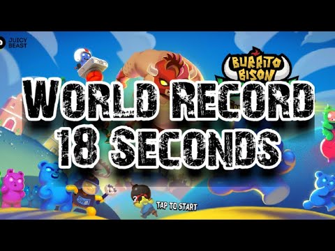 World Record 18 seconds Completion Burrito Bison: Launcha Libre