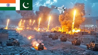 Pakistani J-10C Fighter Jets Attack on Indian Army Tanks Convoy  | Pakistan India War - GTA 5 screenshot 4