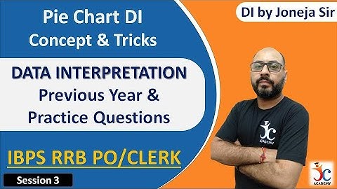 Data Interpretation Questions For IBPS RRB 2020 | Pie Chart DI Questions | DI Practice By Joneja Sir