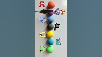 Reverse Alphabet lore color mixing #colormixing #satisfying #alphabetlore #reverse