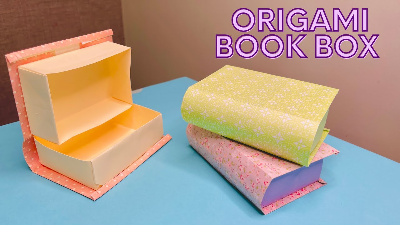 How To Make An Origami Book Box 