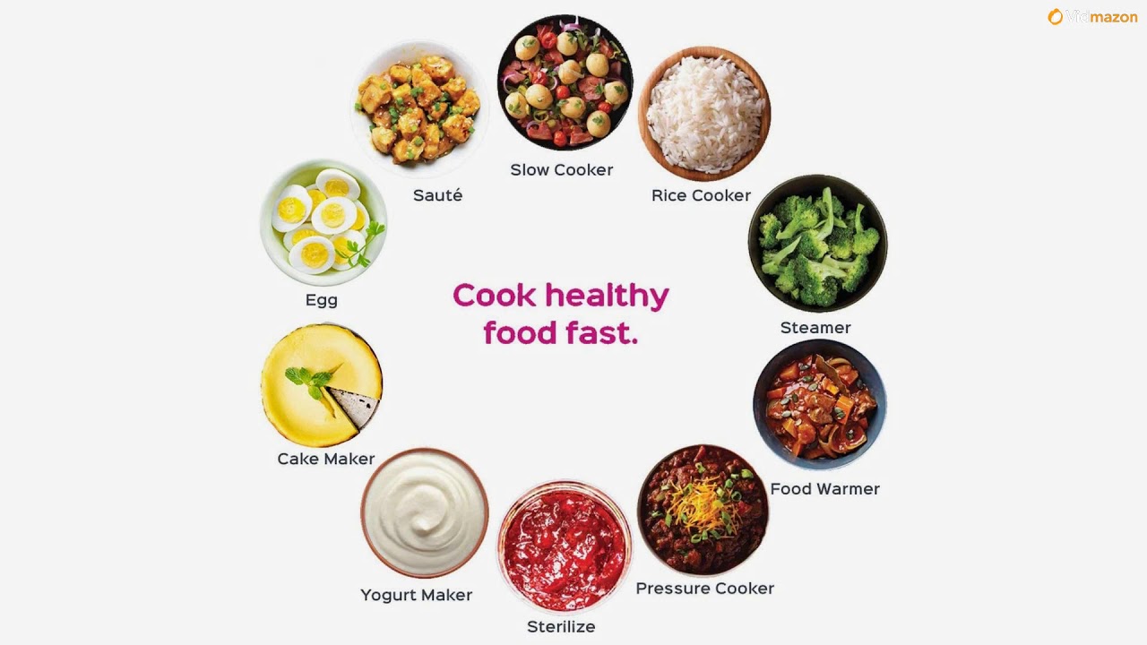 Programmable Pressure Cooker, 6 Qt 10-in-1 Multi- Use  Slow Cooker, i...