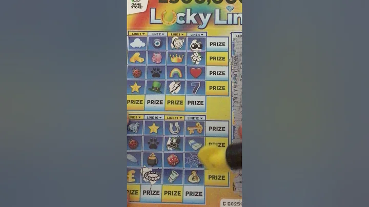 Gary robey 3 lucky lines scratch card