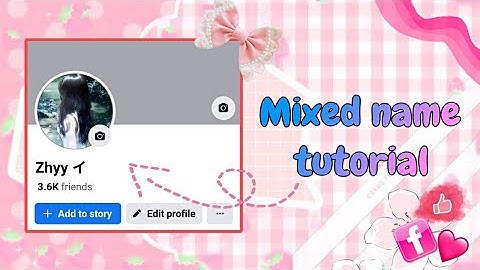 how to mixed name on facebook 2025 tutorial