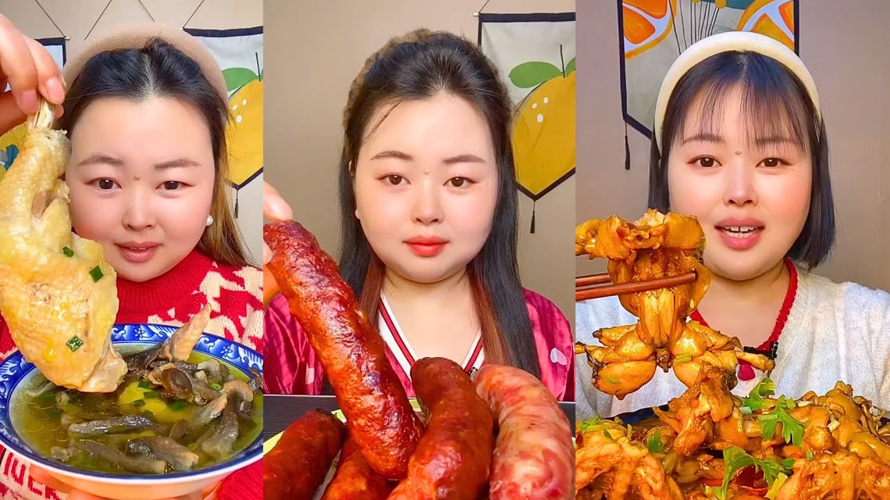 Hearty Chinese Feast Eating Show – Rich Flavors & Satisfying Bites #4