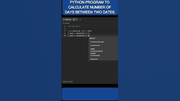 Python program to calculate days between two dates#shorts #coding #python#programming #coding#coder
