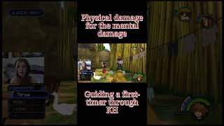 SUFFERING TO HIS HAND! #kingdomhearts #rpg #gaming #videogame #funny #clips #disney