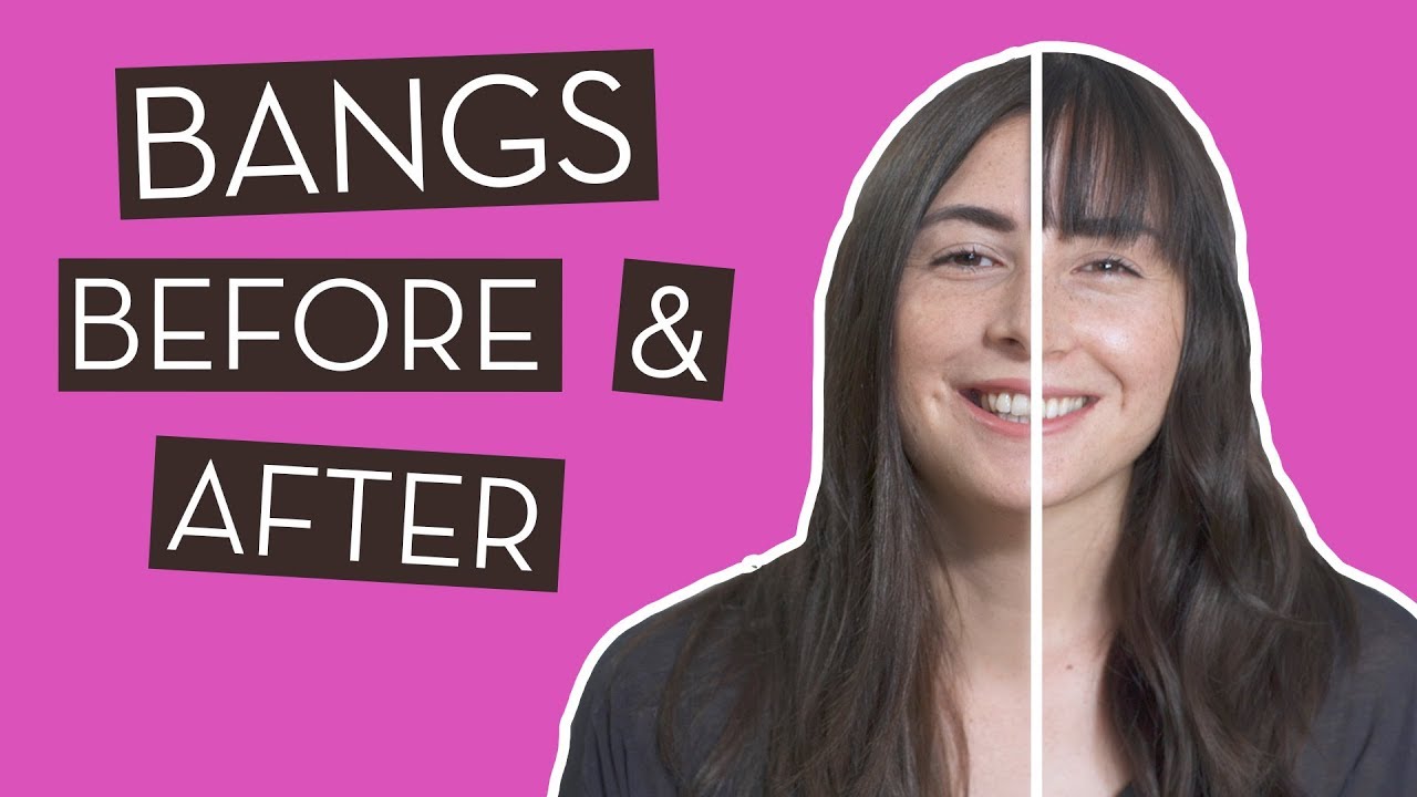 Two Dramatic Bangs Makeovers