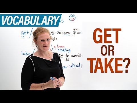 Video: Rozdíl Mezi Take A Get