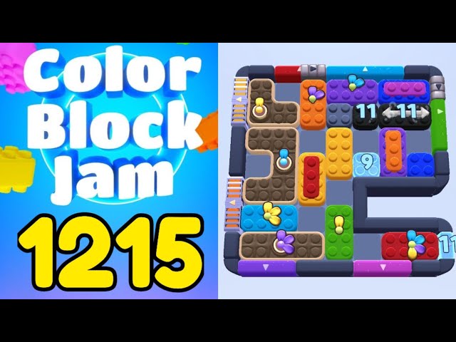 Color Block Jam Level 1215 Solution - YouTube