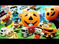 アンパンマン トミカがお菓子に変身!?おばけのハロウィンマンがねないで夜更かししてるクリームパンダちゃんのもとにやって来た！おばけのバケットさんにトミカやプラレールが入ってイッツショータイム☆おもちゃ