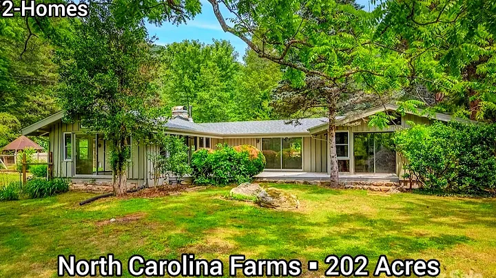North Carolina Farms For Sale | 202 Acres | North Carolina Land For Sale | 2 Homes | 3 Ponds