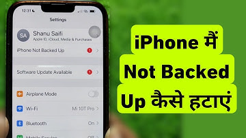 Fix iPhone Not Backed Up Notification || iPhone Me Not Backed Up kaise Hataye