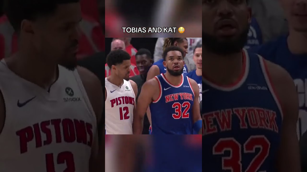 Tobias Harris And KAT Go Face To Exchange Words 
