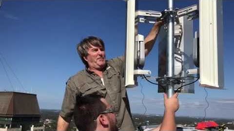 Mounting the Mikrotik Sectors at HamWAN St Petersburg