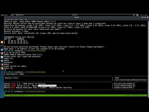 Hack The Box CTF Walkthrough - SolidState