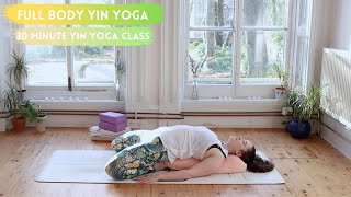 FULL BODY YIN YOGA CLASS // 30 minute yoga class