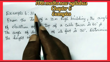 10th maths new syllabus chapter 6 example 6.31
