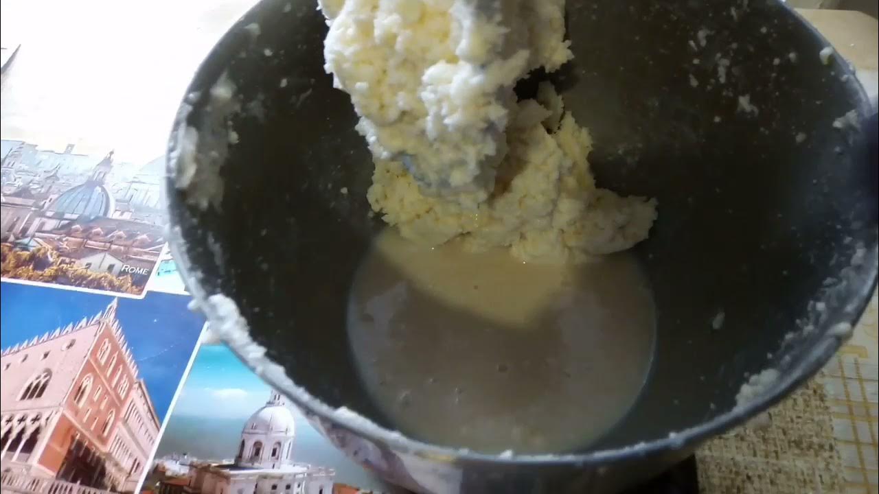 Как сделать масло из домашней сметаны. Сливки из козьего молока.