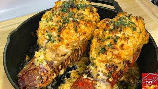 Seafood Stuffed Lobster Tail Recipe