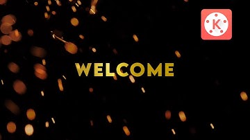 Amazing Golden Particles Text Effect - Kinemaster Tutorial