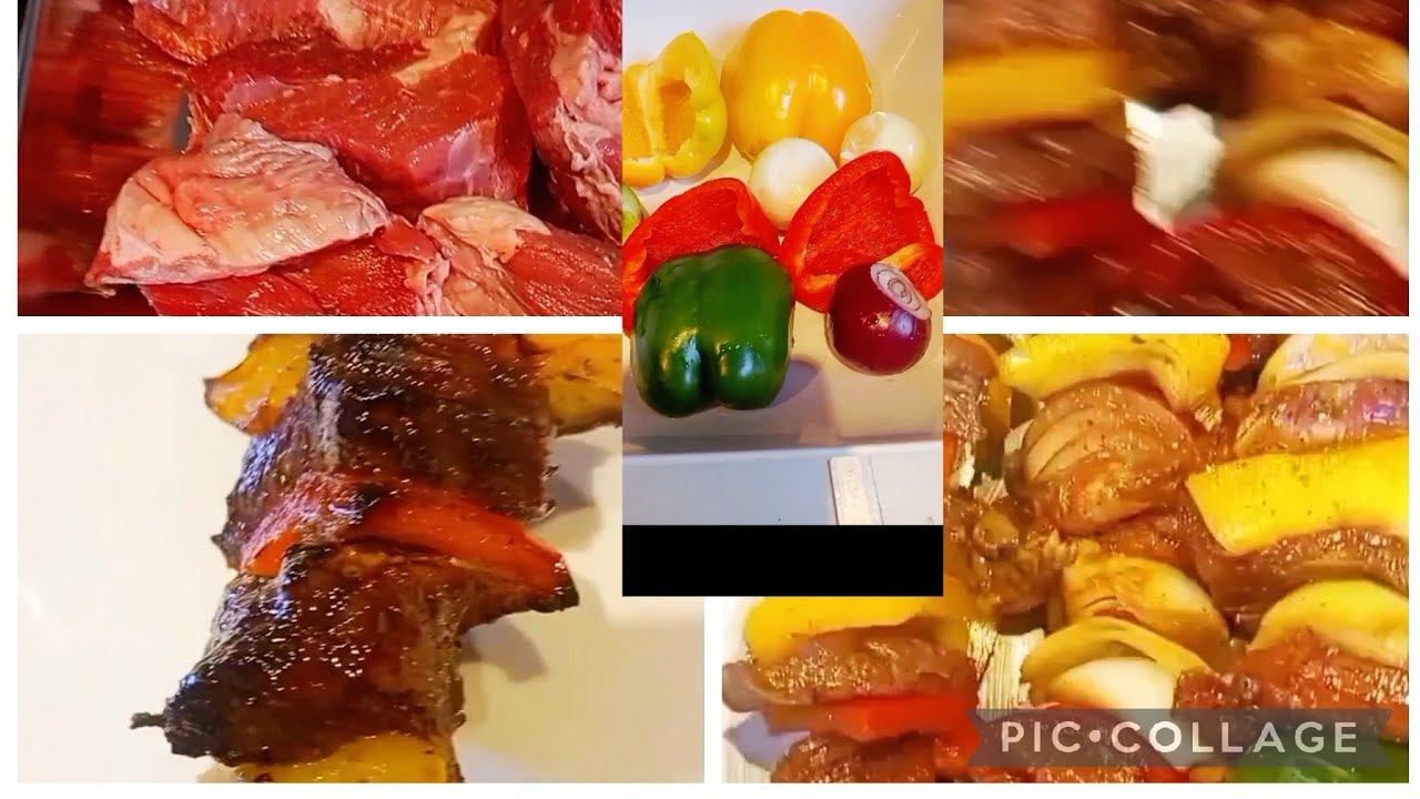 COMMENT bien MARINER sa VIANDE  pour avoir des  BROCHETTES hyper tendre et savoureuse 🧅🧄🫑🍅🌶️